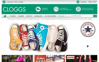 cloggs.fr website preview
