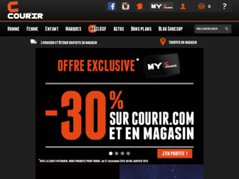 courir.com website preview