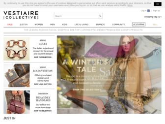 fr.vestiairecollective.com website preview
