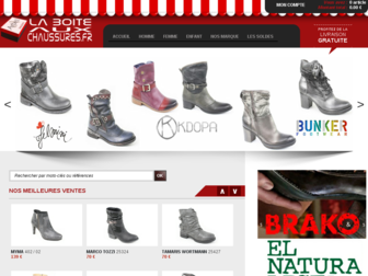 laboiteauxchaussures.fr website preview