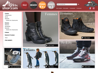 alysseshop.com website preview