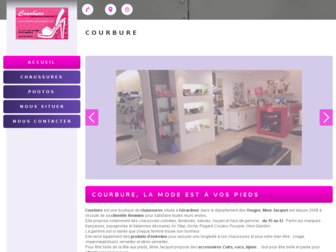 courbure-chaussures.fr website preview
