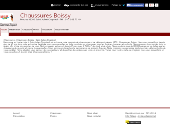 chaussures-boissy-st-julien-chapteuil.fr website preview