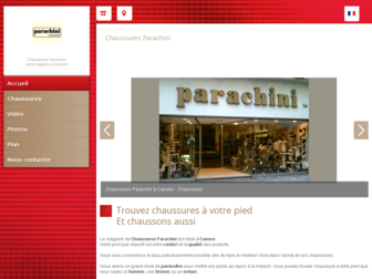 chaussures-parachini.com website preview