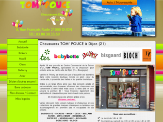 chaussures-tompouce.com website preview