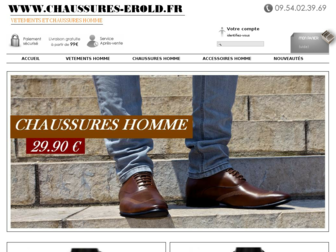 chaussures-erold.fr website preview