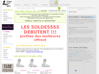 chaussure-en-ligne.com website preview