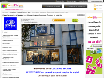 claverie-sports.com website preview