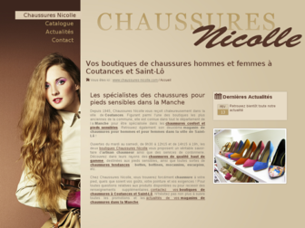 chaussures-nicolle.com website preview