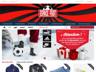 espacefoot.fr website preview