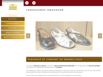 chaussuresgrousson.com website preview