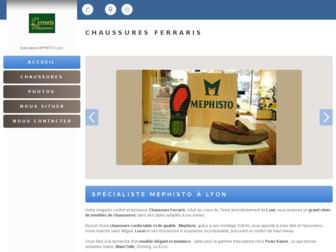 chaussures-ferraris-lyon.fr website preview
