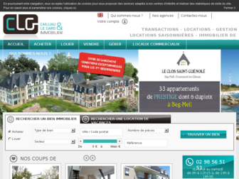 clg-immobilier.fr website preview