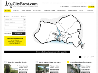 mycitybrest.com website preview