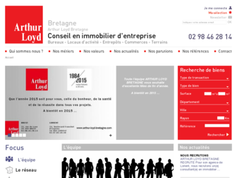 arthur-loyd-bretagne.fr website preview