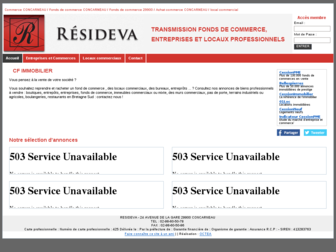 resideva-commerces-et-entreprises-finistere.octissimo.com website preview