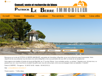 leberre-immobilier.fr website preview