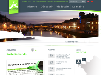 chateaulin.fr website preview