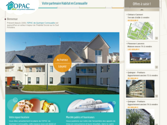 opac-cornouaille.fr website preview