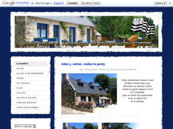 penty-crozon.jimdo.com website preview