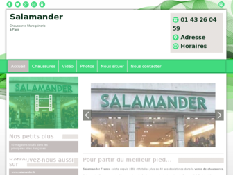 vente-chaussures-salamander.fr website preview