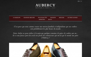 aubercy.com website preview