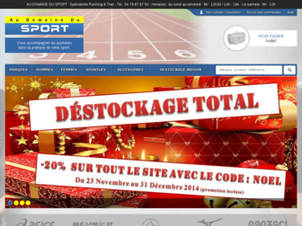 au-domaine-du-sport.fr website preview