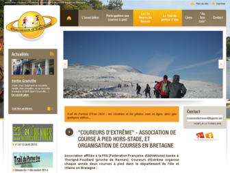 coureursdextreme.fr website preview