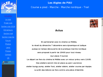 aiglesdepau.free.fr website preview