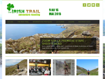 theirishtrail.com website preview