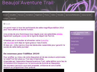 beaujolaventuretrail.e-monsite.com website preview