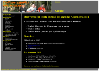 traildesaiguillesaliermontaises.fr website preview