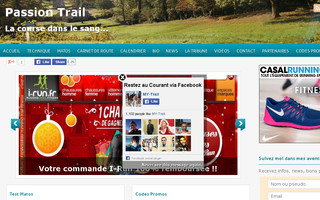 my-trail.fr website preview