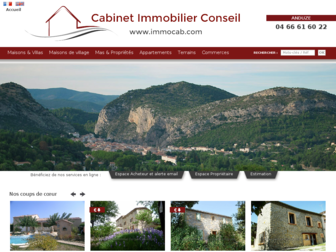 immocab.com website preview