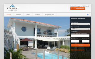 atrium-immo.com website preview