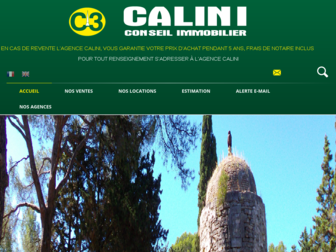 calini.fr website preview