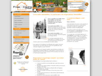 freecadre-immobilier.fr website preview