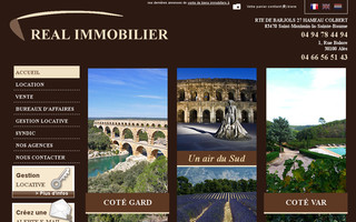 real-immobilier.fr website preview