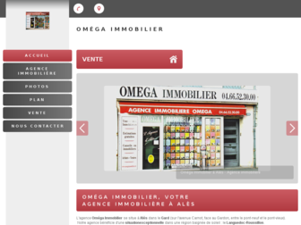 omega-immobilier.fr website preview