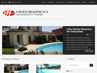 immohendrickx.fr website preview