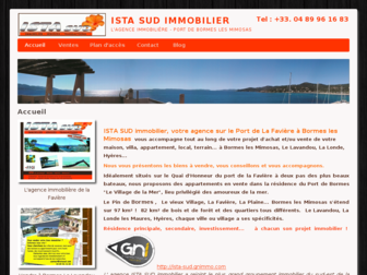 istasud-immobilier.com website preview