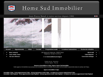 immobilierportfrejus.com website preview