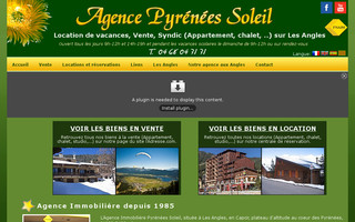 pyrenees-soleil.fr website preview