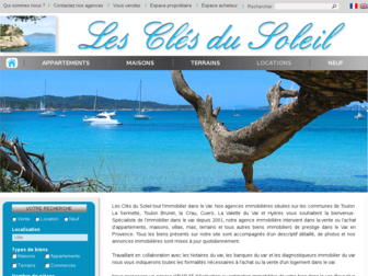 lesclesdusoleil.net website preview