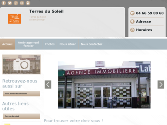 terresdusoleil-30.fr website preview