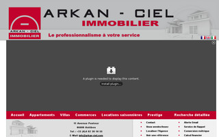 arkan-ciel.com website preview