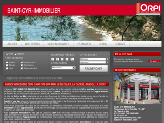 saint-cyr-immobilier.com website preview