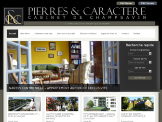 pierres-caractere.fr website preview