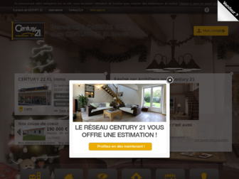 century21-kl-cazeres.com website preview