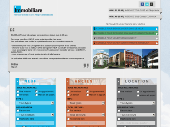 immobiliare-toulouse.fr website preview